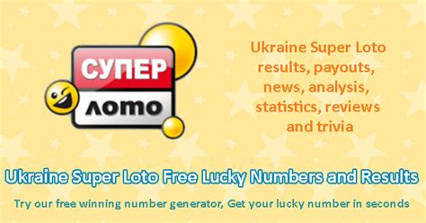 ukraine lotto 6/52 results|Check the Latest Ukraine Super Loto Results .